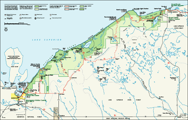 Pictured Rocks National Lakeshore Map - Alecia Lorianna